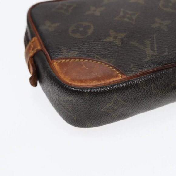 LOUIS VUITTON Monogram Marly Dragonne PM Clutch Bag - Picture 15 of 16